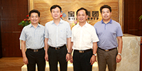 梅州市黨政考察團蒞臨寶鷹集團考察交流
